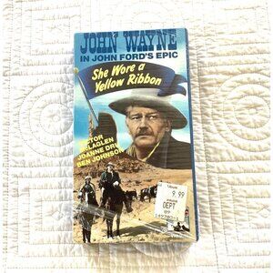 She Wore a Yellow Ribbon VHS (1987) Fox Hills Video John Wayne Joanne Dru